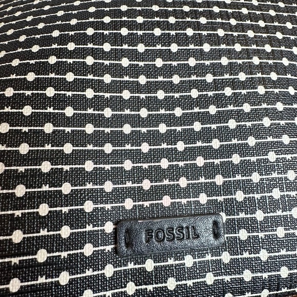 Fossil tote bag vegan strap has been repaired good condition - Picture 10 of 15